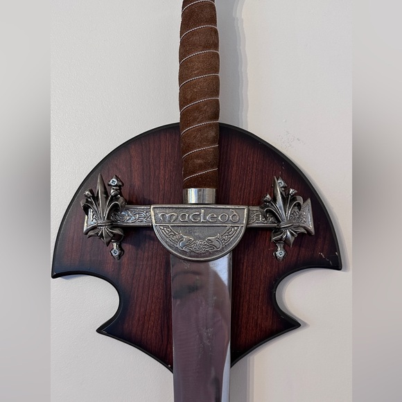 Medieval Inspired Sword Holder Wall Hanging - Picture 3 of 8